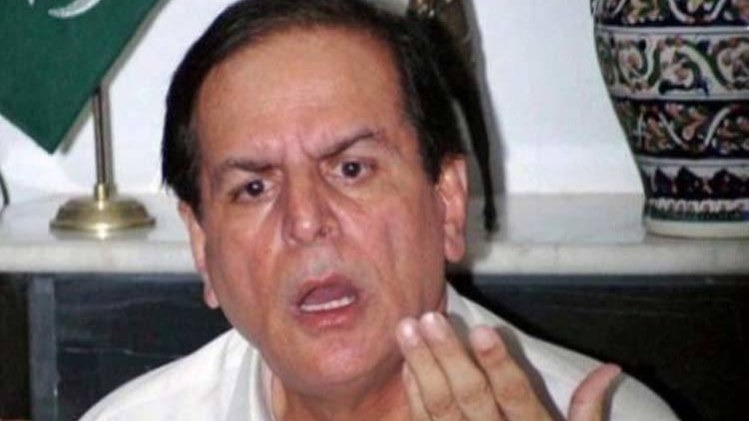 पाकिस्तान मुस्लिम लीग (नवाज) के नेता जावेद हाश्मी (फाइल)