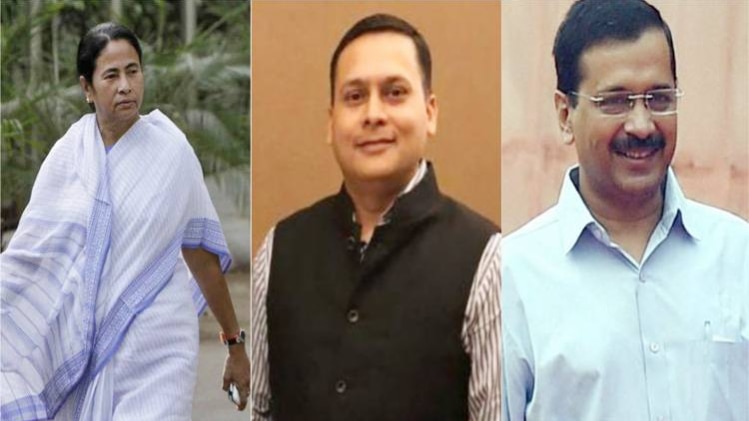 ममता बनर्जी-अमित मालवीय-अरविंद केजरीवाल