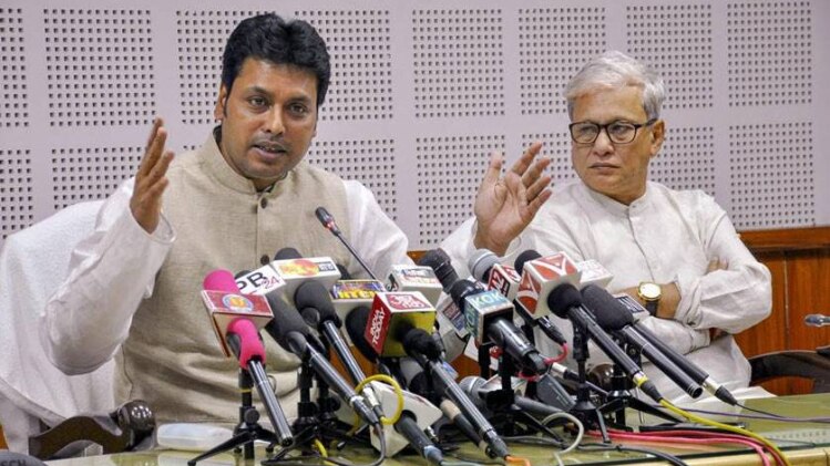 त्रिपुरा के मुख्यमंत्री बिप्लब देब (PTI)