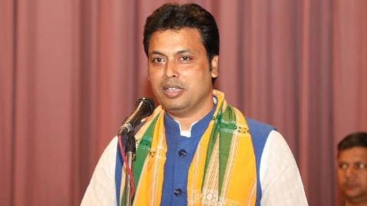 त्रिपुरा के मुख्यमंत्री बिप्लब देब (File)