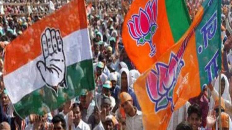 शिमोगा सीट पर बीजेपी के केएस ईश्वरप्पा आगे