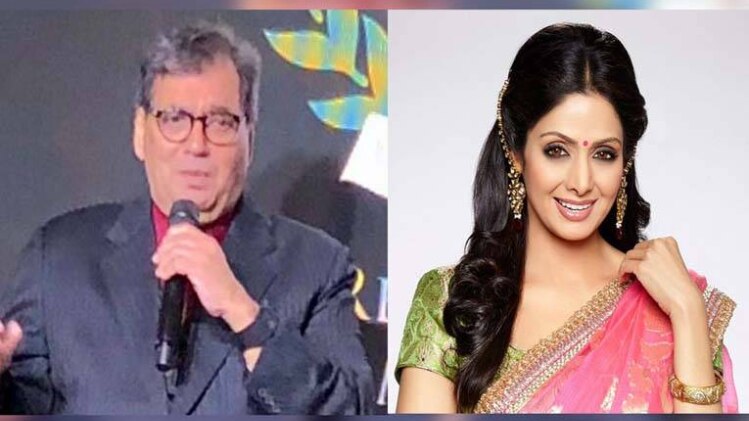 श्रीदेवी और सुभाष घई