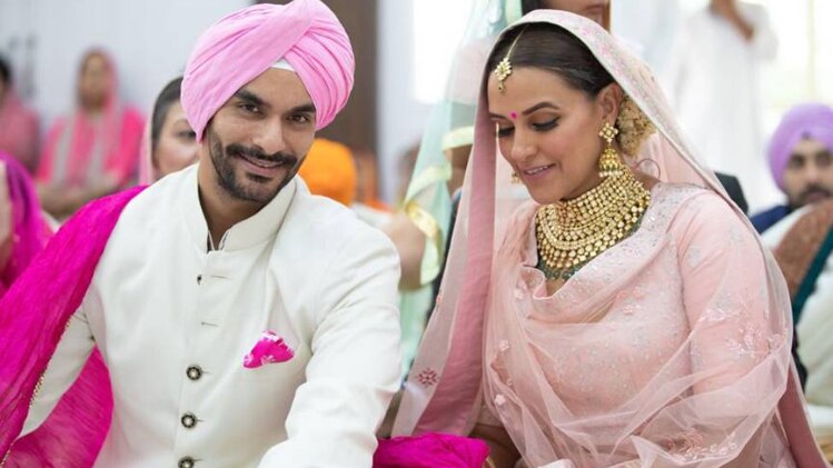 नेहा धूपिया और अंगद बेदी