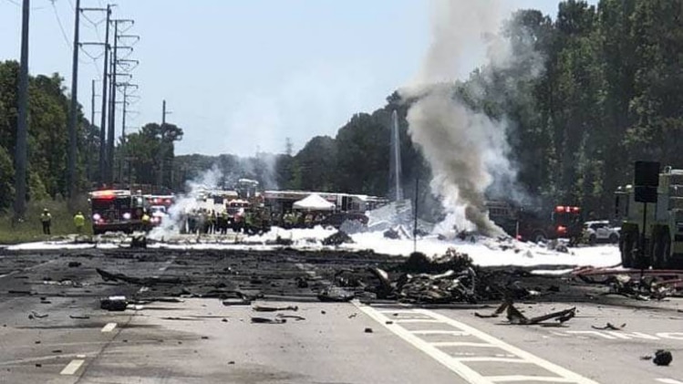 सी-130 हर्क्यूलस मालवाहक विमान क्रैश