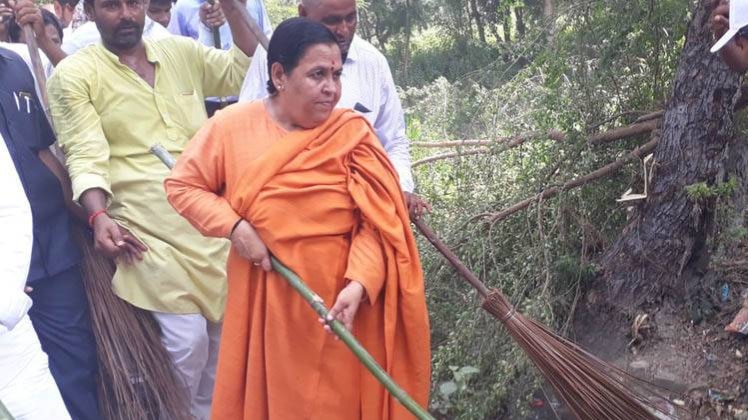 केंद्रीय मंत्री उमा भारती