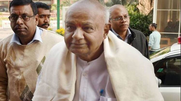 एच डी देवेगौड़ा (फाइल)