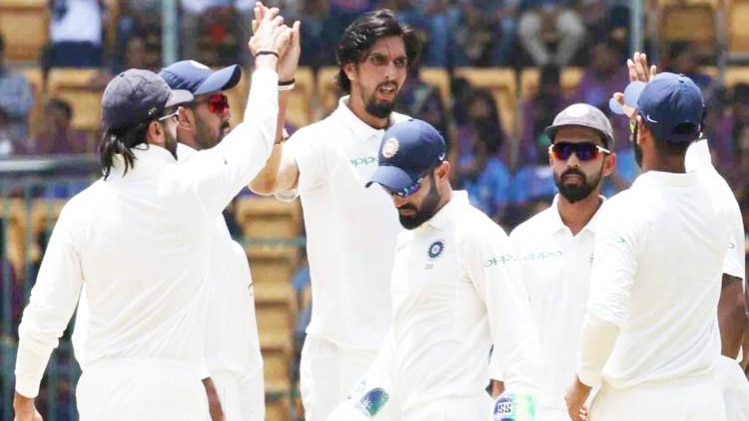 जश्न मनाते भारतीय खिलाड़ी