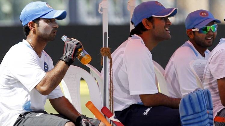 रहाणे, धोनी और पार्थिव पटेल (Getty images)