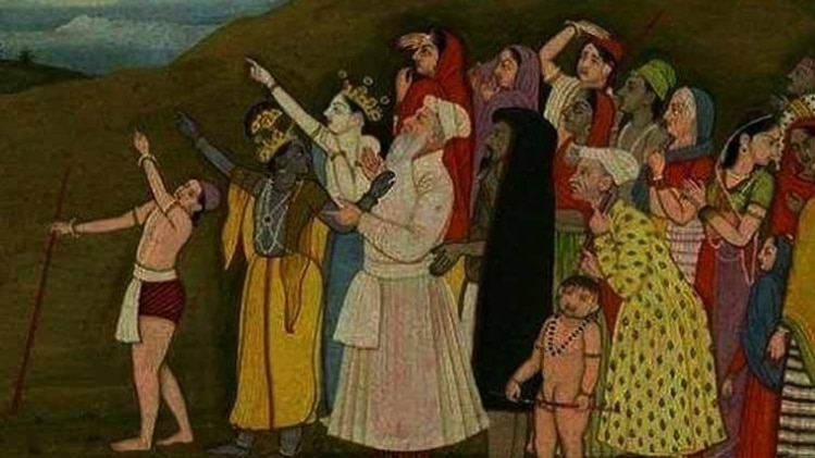 इसी पेंटिंग पर जारी है विवाद 