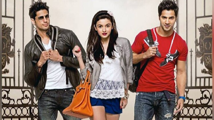 स्टूडेंट ऑफ द ईयर में आलिया भट्ट, वरुण धवन, सिद्धार्थ मल्होत्रा