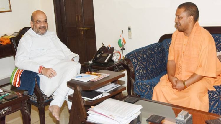 अमित शाह और योगी आदित्यनाथ (File)