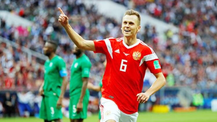 डेनिस चेरिशेव ने 2 गोल दागे