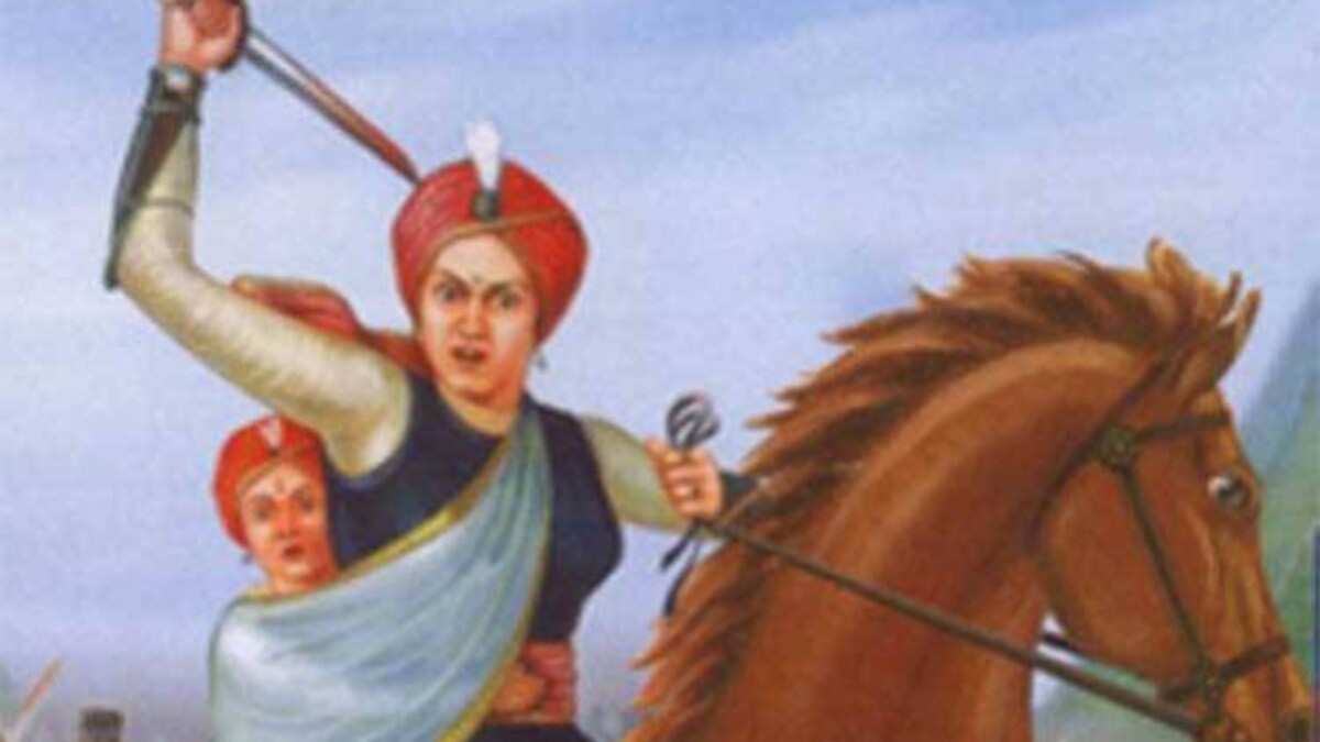 few lines on rani lakshmi bai in hindi