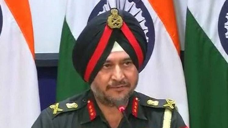 सेना की उत्तरी कोर के प्रमुख रणबीर सिंह 