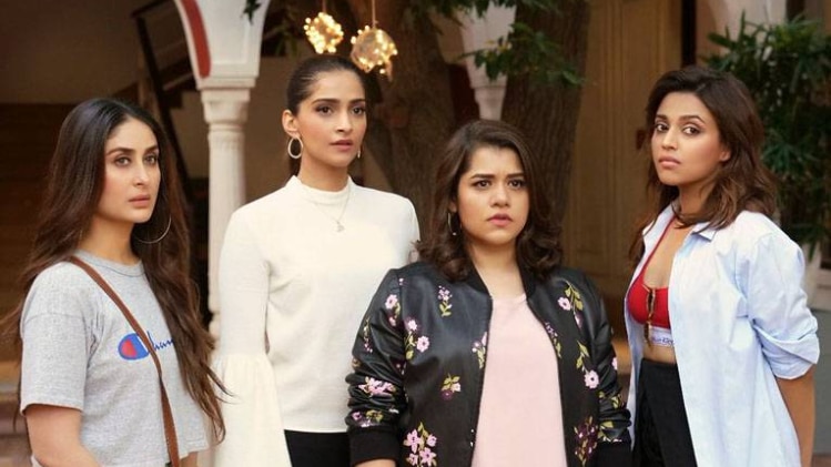 वीरे दी वेडिंग फिल्म का एक सीन