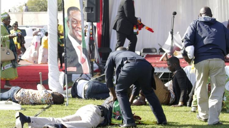 धमाके के बाद की तस्वीर 