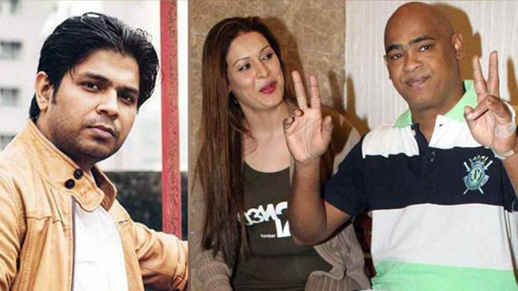 अंकित तिवारी-पत्नी संग व‍िनोद कांबली 