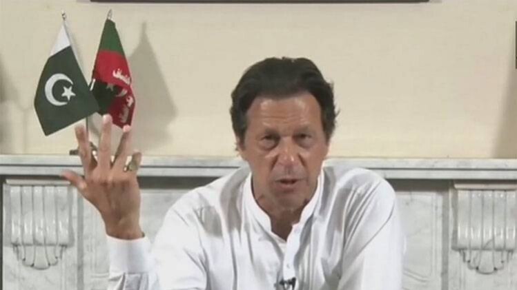 पाकिस्तान तहरीक-ए-इंसाफ के प्रमुख इमरान खान 