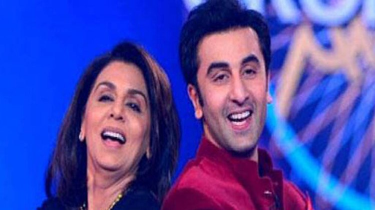 नीतू कपूर और रणबीर कपूर 