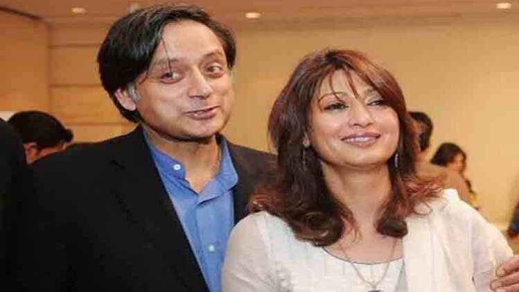 शशि थरूर और सुनंदा पुष्कर (फाइल फोटो)