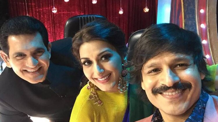 व‍िवेक ओबराय संग सोनाली 