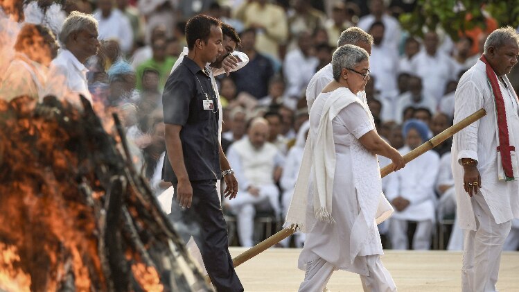 वाजपेयी का अंतिम संस्कार