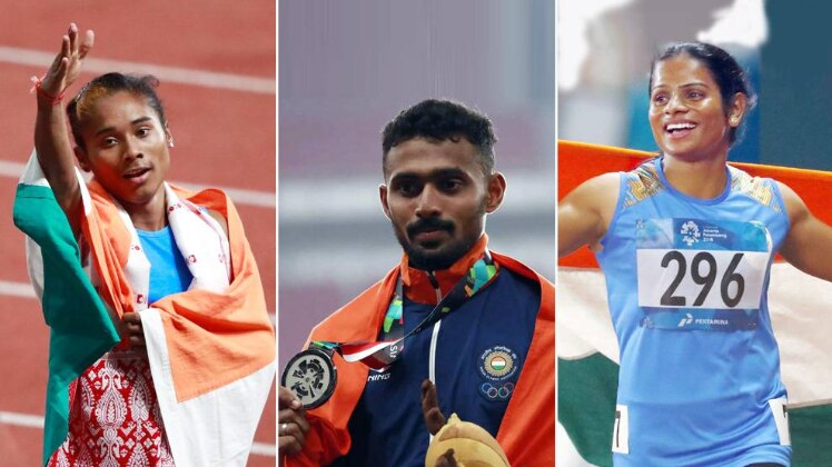 हिमा दास, अनस, दुती चंद 