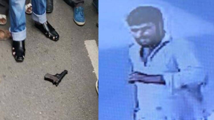 सीसीटीवी में भागता दिखा उमर खालिद पर हमला करने वाला शख्स