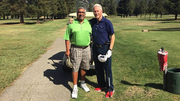 बिल क्लिंटन के साथ विनोद गुप्ता