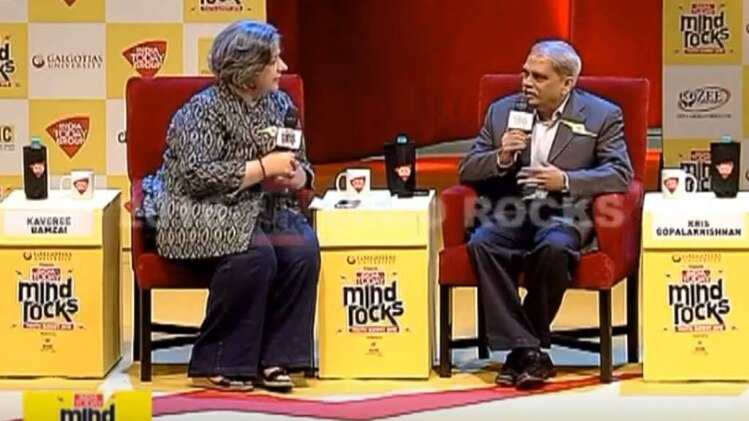 माइंडरॉक्स कार्यक्रम में हिस्सा लेते हुए कृष गोपालकृष्णन