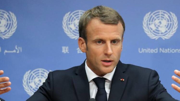 फ्रांस के राष्ट्रपति की फाइल फोटो