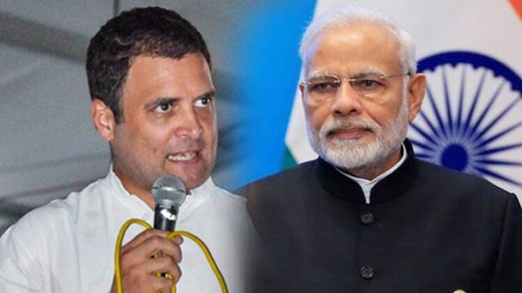 कांग्रेस अध्यक्ष राहुल गांधी और पीएम मोदी