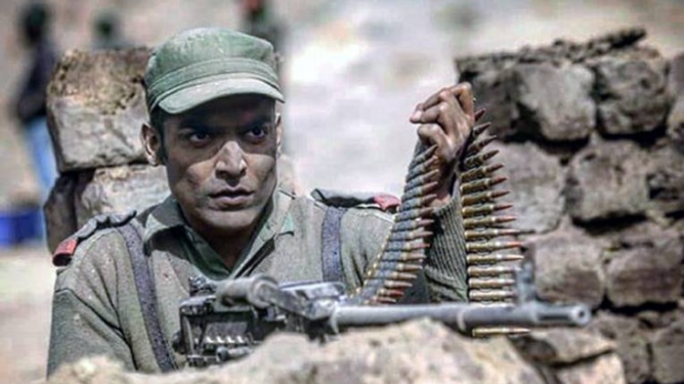 पलटन का एक सीन