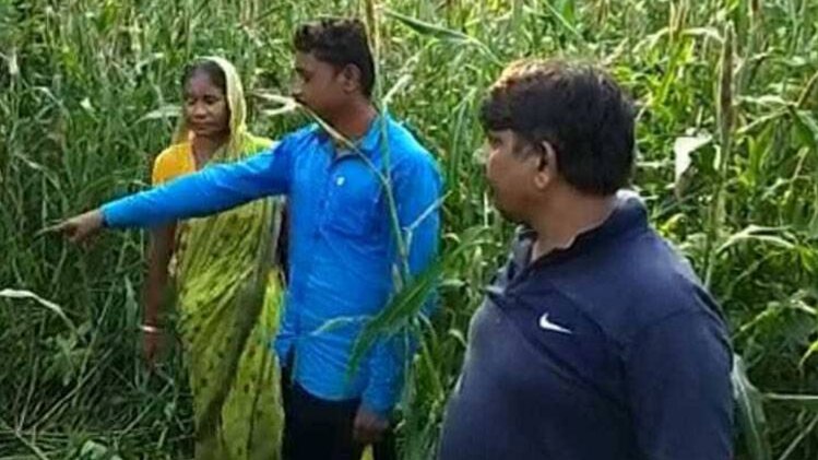 खेत से बच्ची का शव बरामद