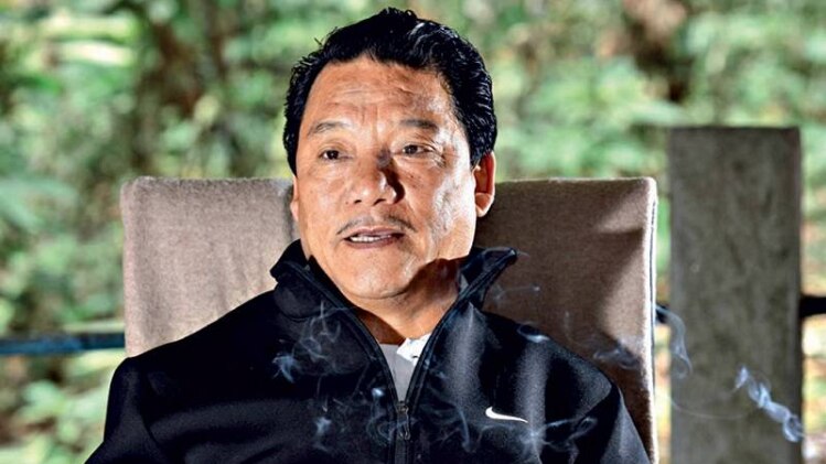 सही मौके का इंतजार जीजेएम नेता बिमल गुरुंग की 2017 की तस्वीर