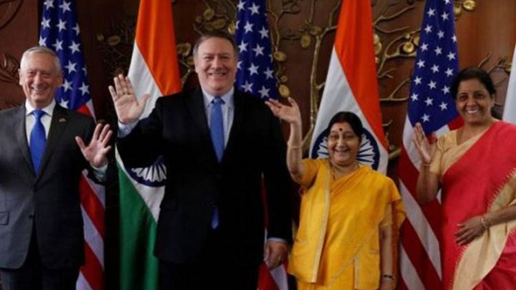 गत 6 सितंबर को हुई थी भारत-अमेरिका में 2+2 वार्ता 