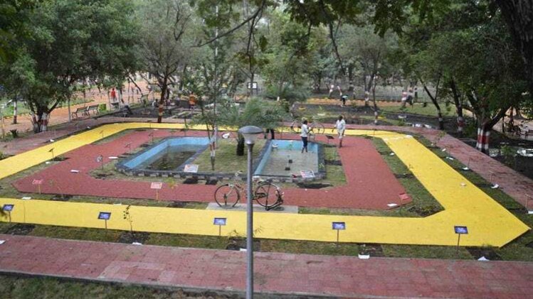 पार्क की तस्‍वीर (फोटो-रवीश पाल सिंह  )