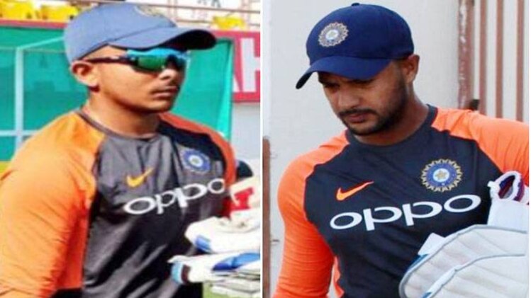 पृथ्वी शॉ-मयंक अग्रवाल (BCCI)