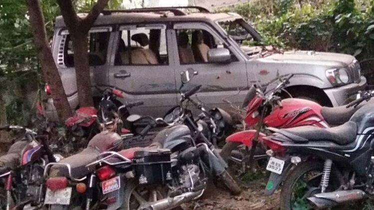 मुठभेड़ में बरामद वाहन (फाइल फोटो)