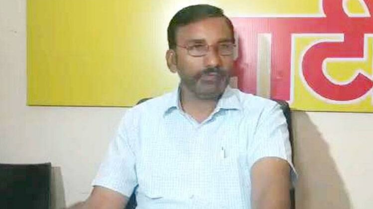 सपाक्स पार्टी के हीरालाल त्रिवेदी (फोटो- रवीश पाल सिंह)