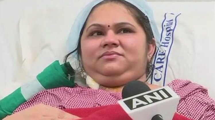 मां बनने के बाद मीनाक्षी (फोटो- एएनआई)