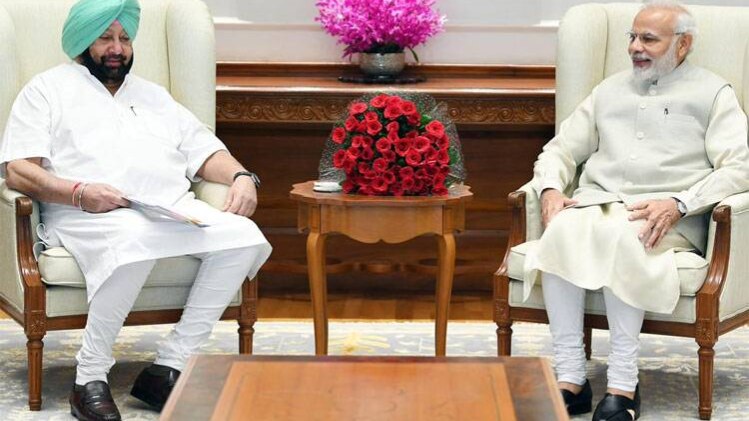 अमरिंदर सिंह और पीएम मोदी (फोटो- ट्विटर)