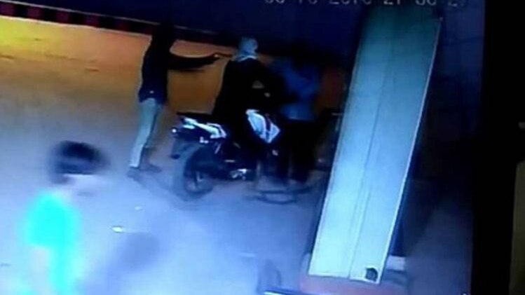 घटना की सीसीटीवी फुटेज (फोटो-तनसीम हैदर)