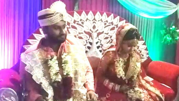 अपनी शादी में दूल्हा बादल 