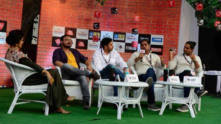 साहित्य आजतक में पहुंचे चार युवा लेखक