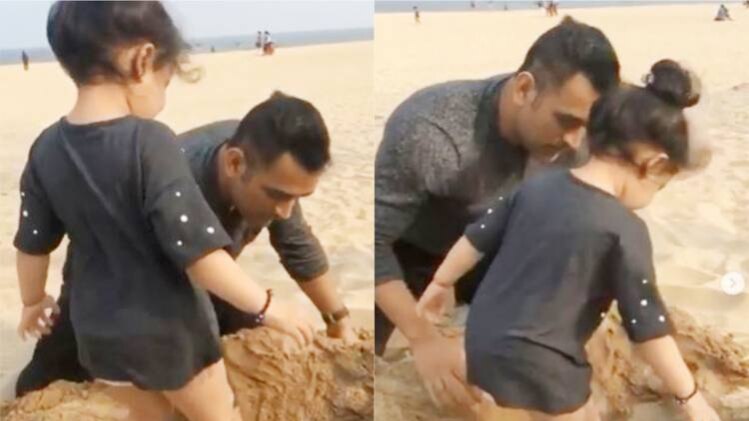 धोनी और जीवा 