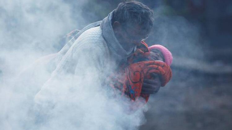 ठंड की चपेट में उत्तर भारत (फोटो-रॉयटर्स)