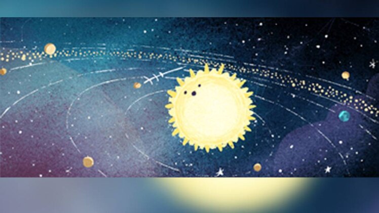 Geminid meteor shower ( Google doodle )