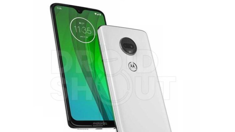 Moto G7 Plus leak (DroidShut)