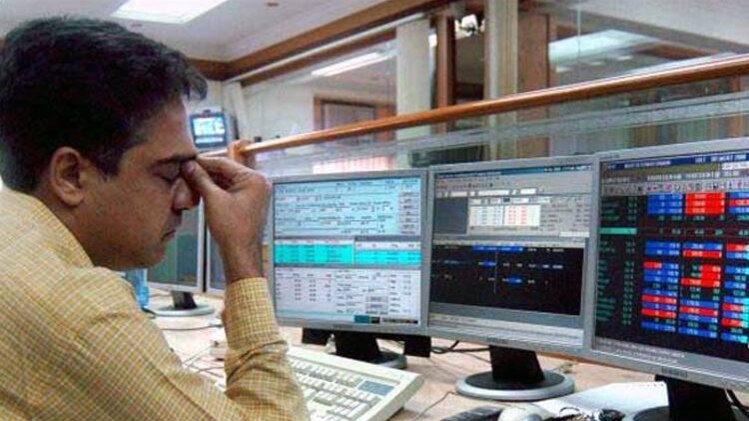 शेयर बाजार में गिरावट (फोटो-पीटीआई )